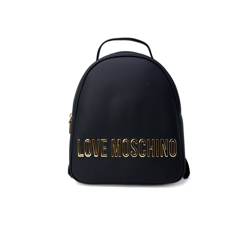 Love Moschino Black Polyethylene Women's Backpack