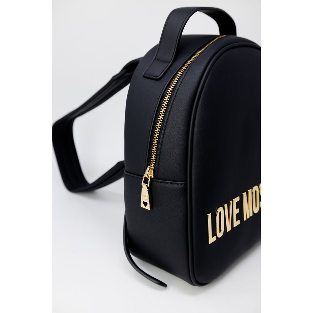 Love Moschino Black Polyethylene Women's Backpack