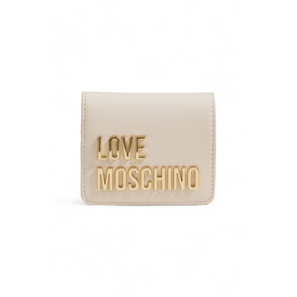 Love Moschino Beige Polyethylene Women's Wallet