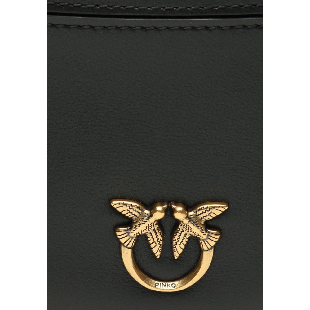 PINKO Black Leather Women's Handbag