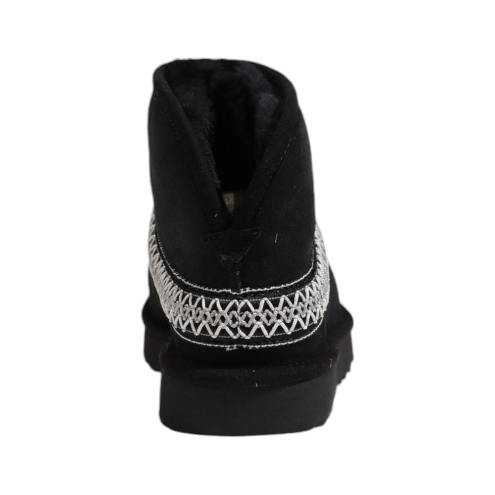 UGG Black Suede Leather Women's Ankle