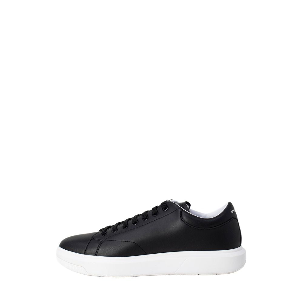 Armani Exchange Black Leather Men's Sneaker