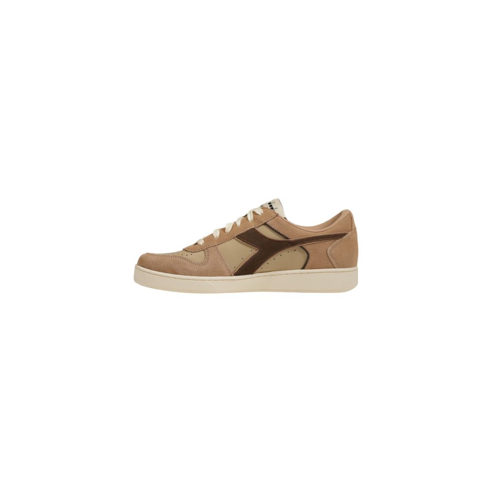Diadora Beige Leather Men's Sneaker