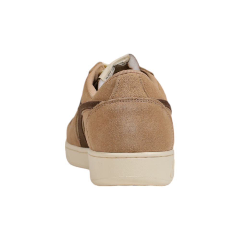 Diadora Beige Leather Men's Sneaker