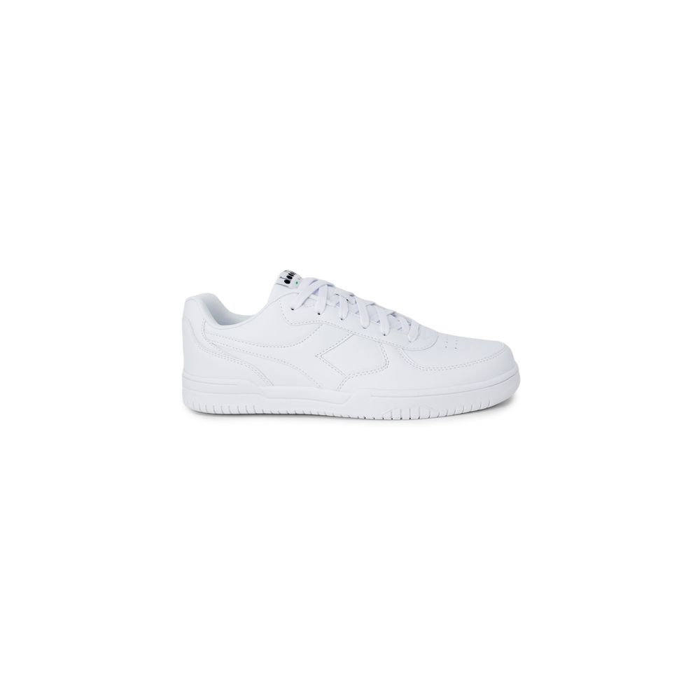 Diadora White Artificial Leather Men's Sneaker