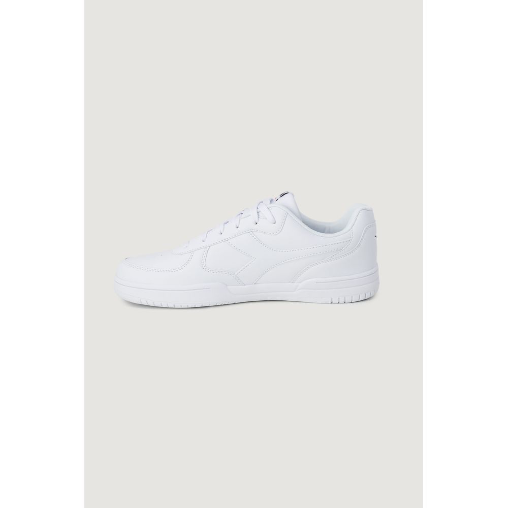Diadora White Artificial Leather Men's Sneaker