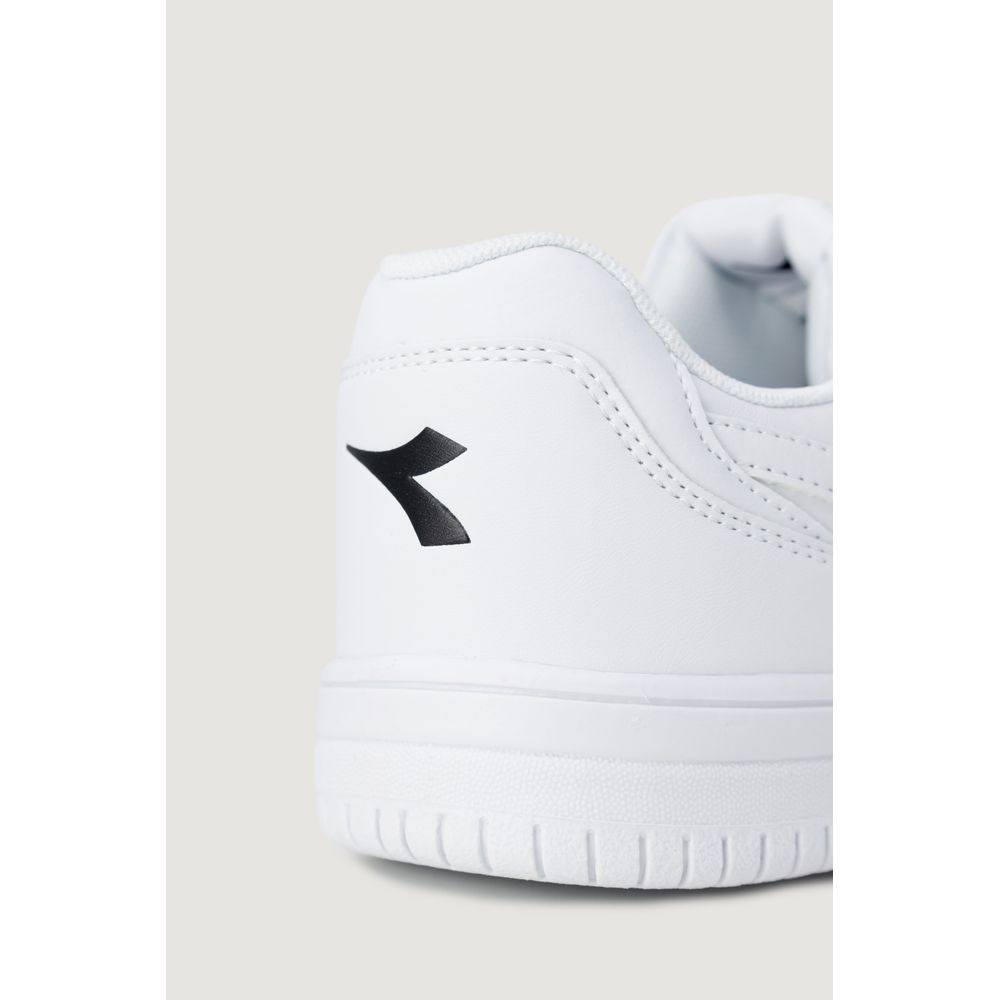 Diadora White Artificial Leather Men's Sneaker