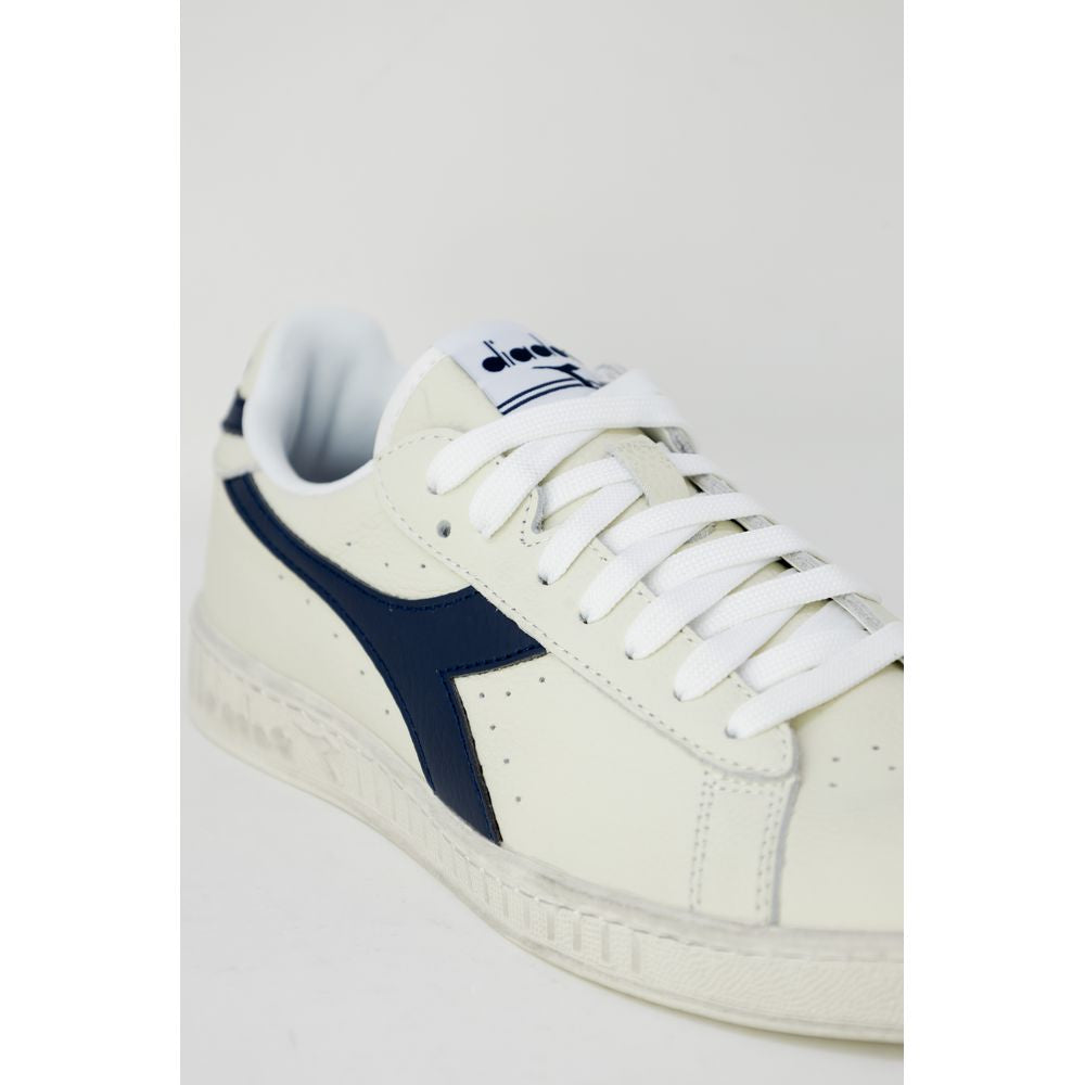 Diadora Blue Synthetic Leather Men's Sneaker