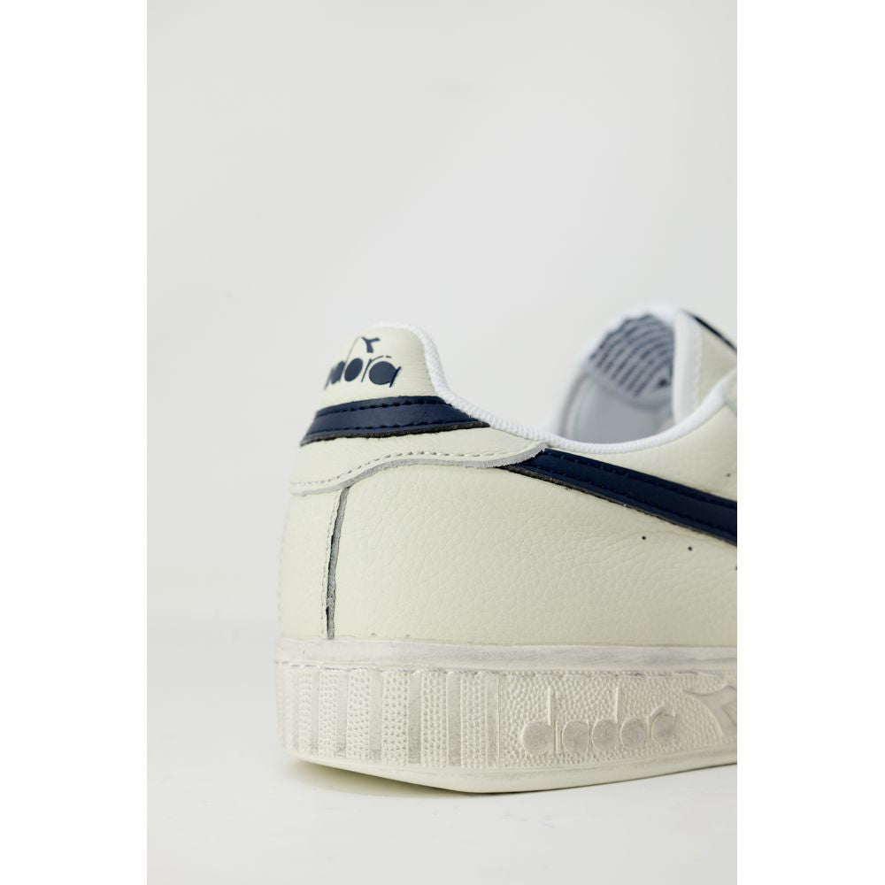 Diadora Blue Synthetic Leather Men's Sneaker