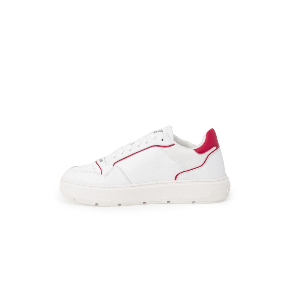 Love Moschino Red Polyethylene Low Top Women's Sneakers