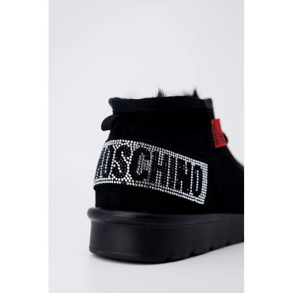 Love Moschino Black Polyester Women's Boot