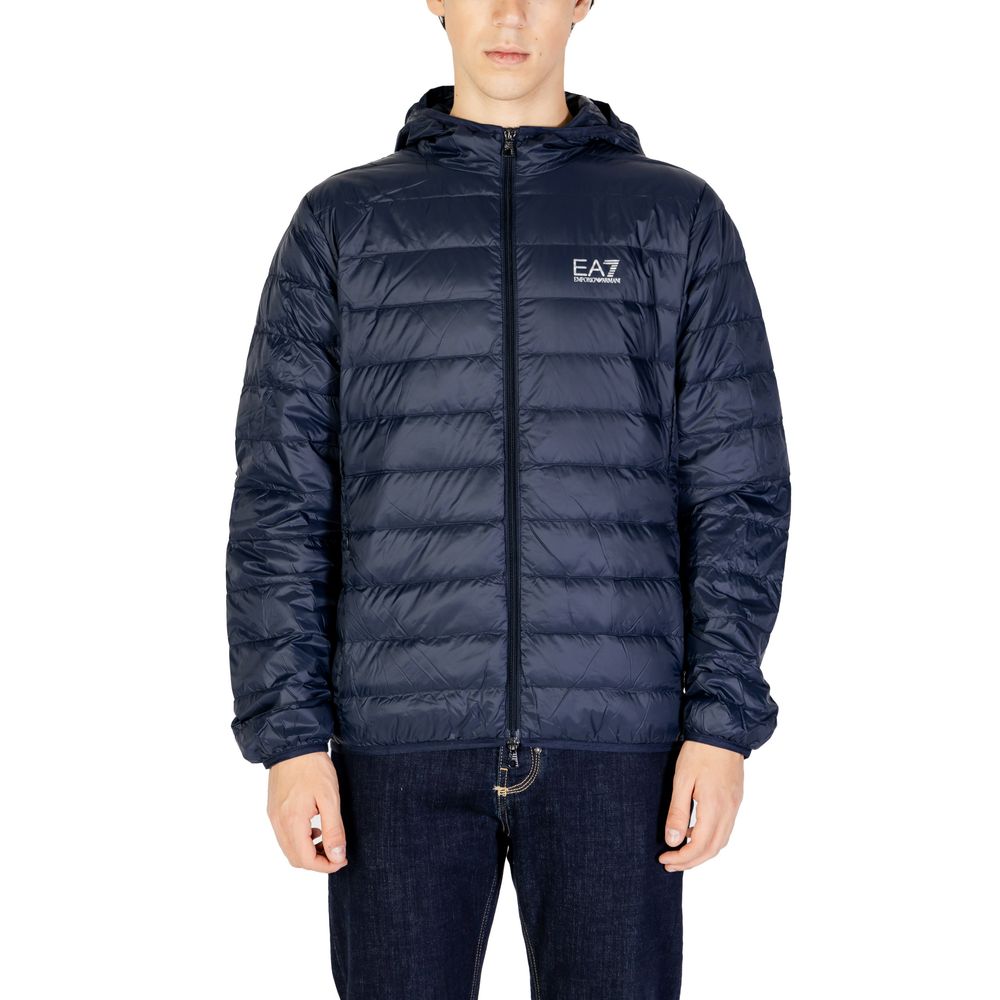 EA7 Emporio Armani Blue Polyamide Men's Jacket
