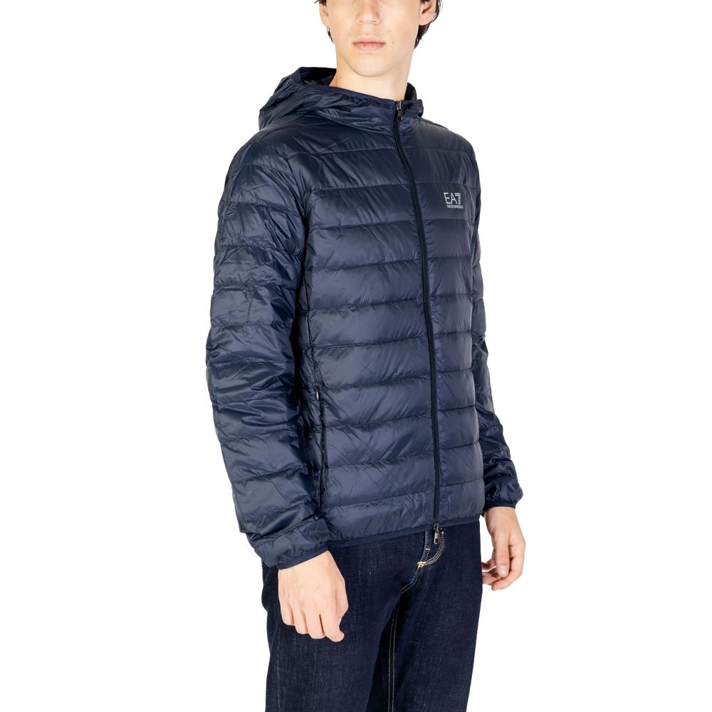 EA7 Emporio Armani Blue Polyamide Men's Jacket