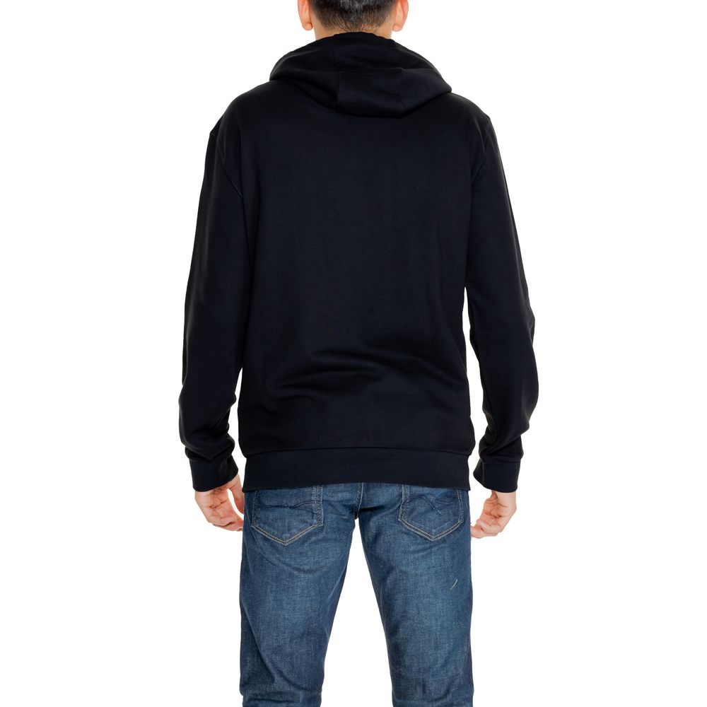 EA7 Emporio Armani Black Cotton Men's Sweater