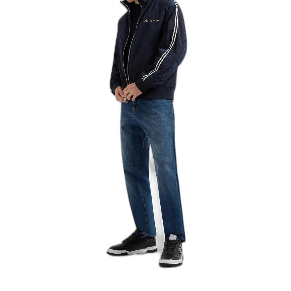 Armani Exchange Blue Cotton Skinny Men's Jeans