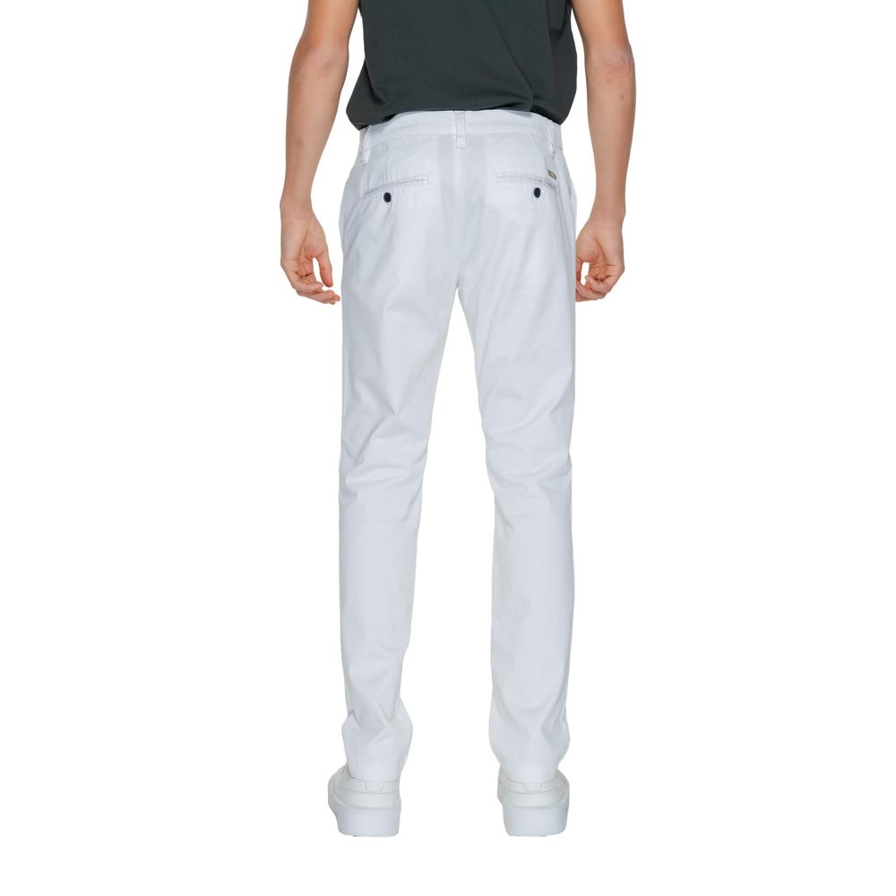 Armani Exchange White Cotton Jeans & Men's Pant