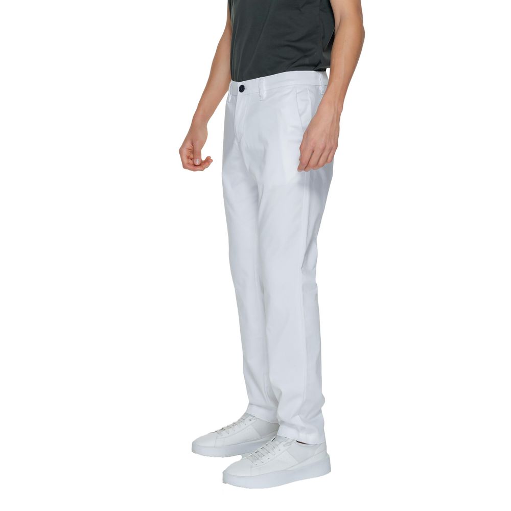 Armani Exchange White Cotton Casual Men's Pants