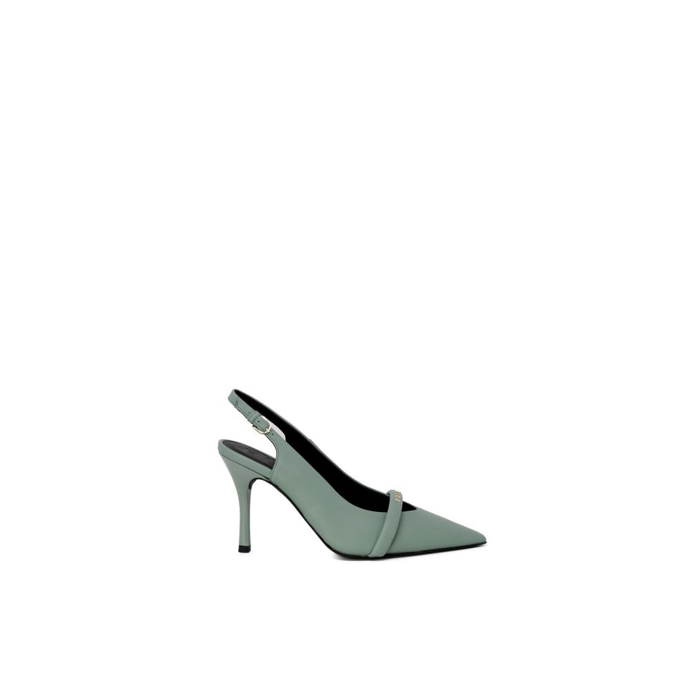 Furla Green Leather Women's Sandal