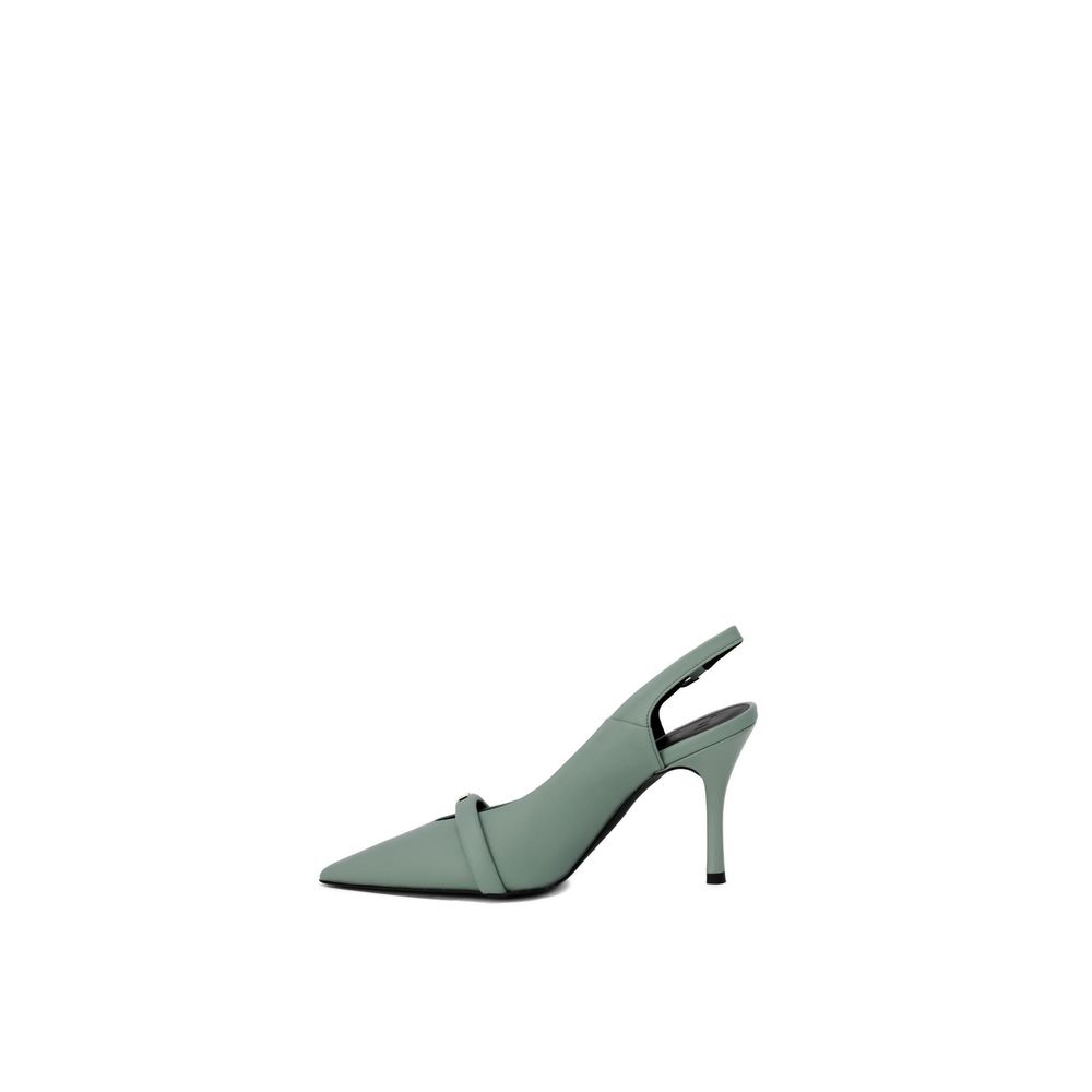 Furla Green Leather Women's Sandal