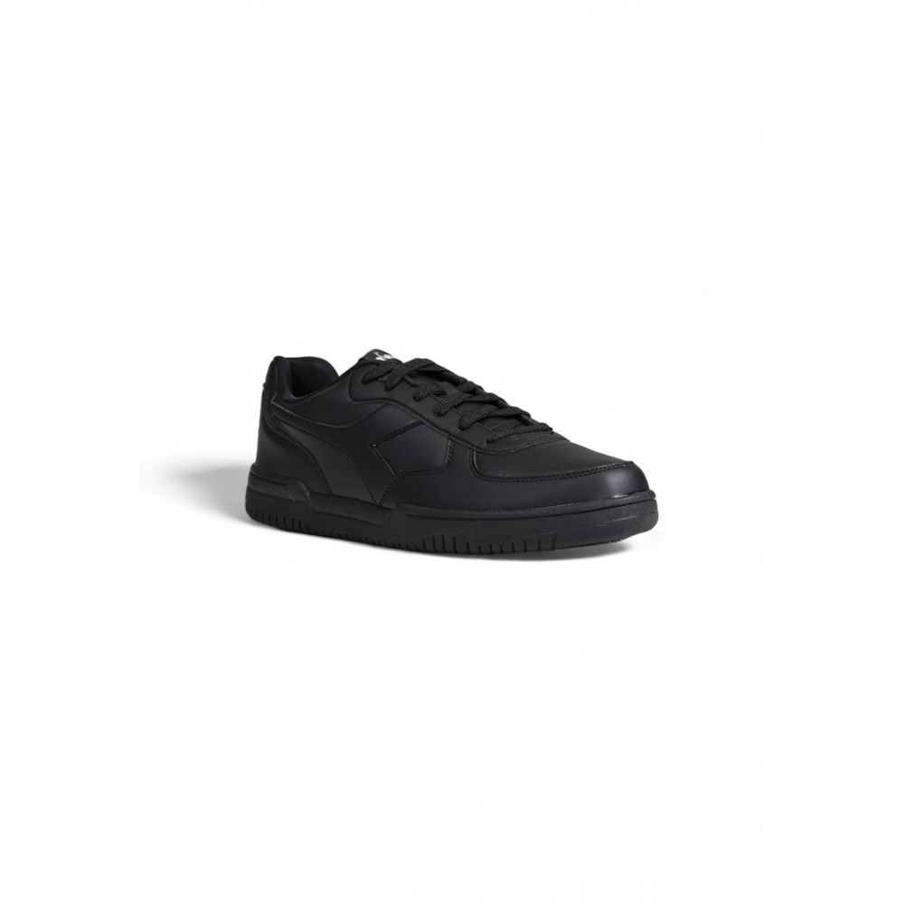 Diadora Black Artificial Leather Men's Sneaker