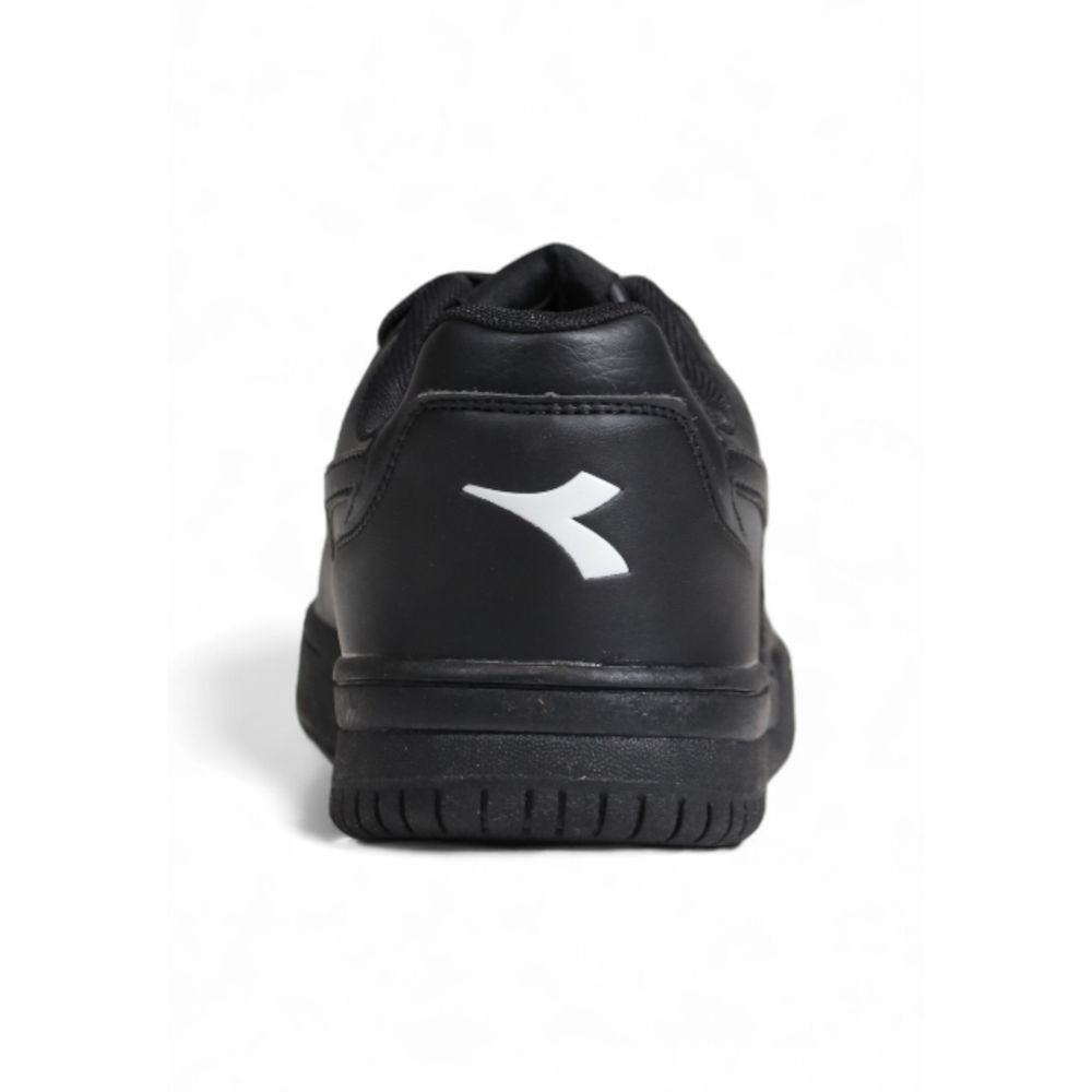 Diadora Black Artificial Leather Men's Sneaker