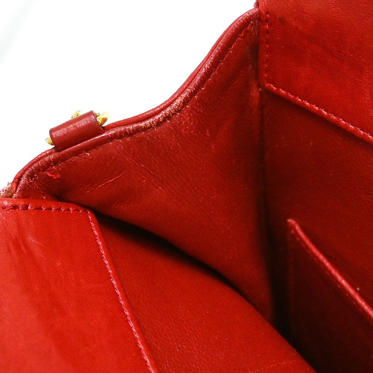 Chanel 31 Shopping Quilted Lambskin Red Leather Shoulder Bag Bag (Pre-Owned)