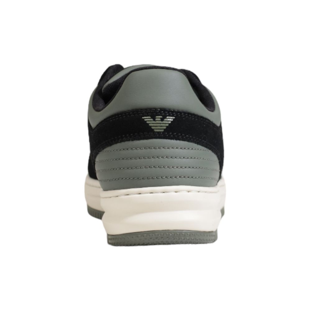 EA7 Emporio Armani Green Polyester Men's Sneaker