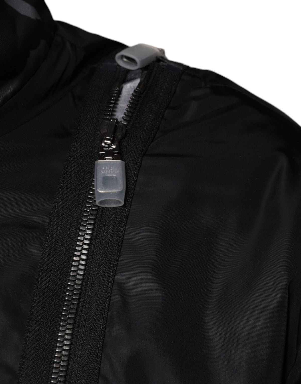 Dolce & Gabbana Black Nylon Full Zip Men Bomber Men's Jacket