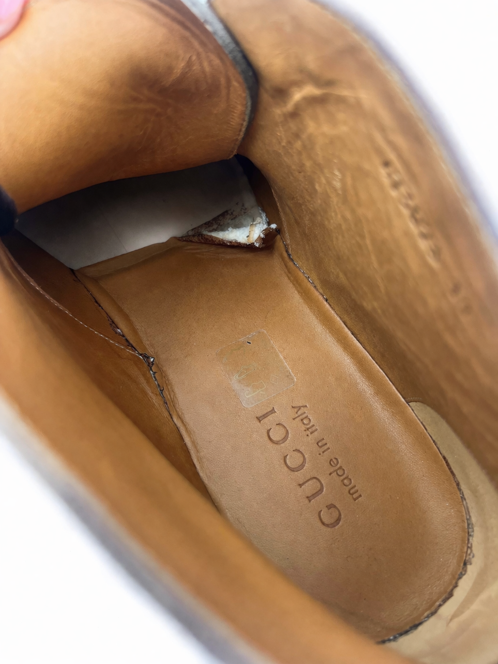 Gucci Men's Suede Bear Ardesia Chukka Boots (Pre-Owned)