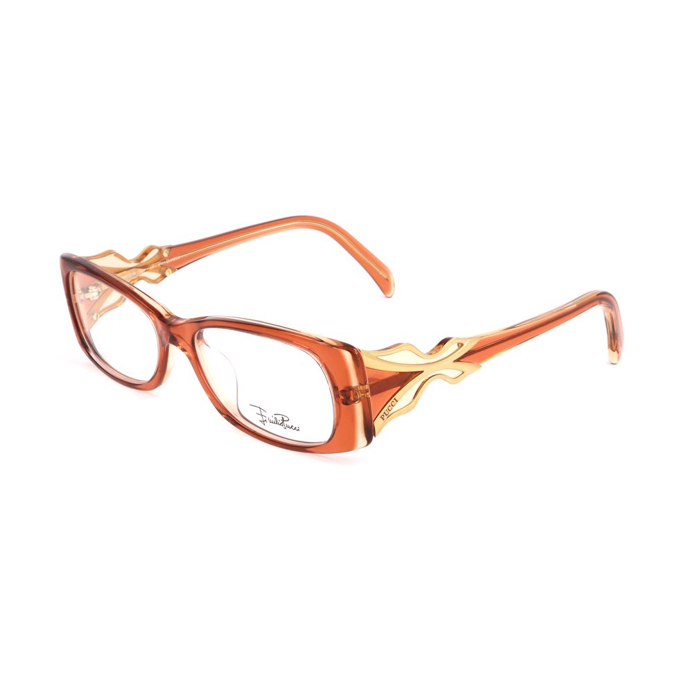 Emilio Pucci Orange Plastic Glasses Women's (Frames)