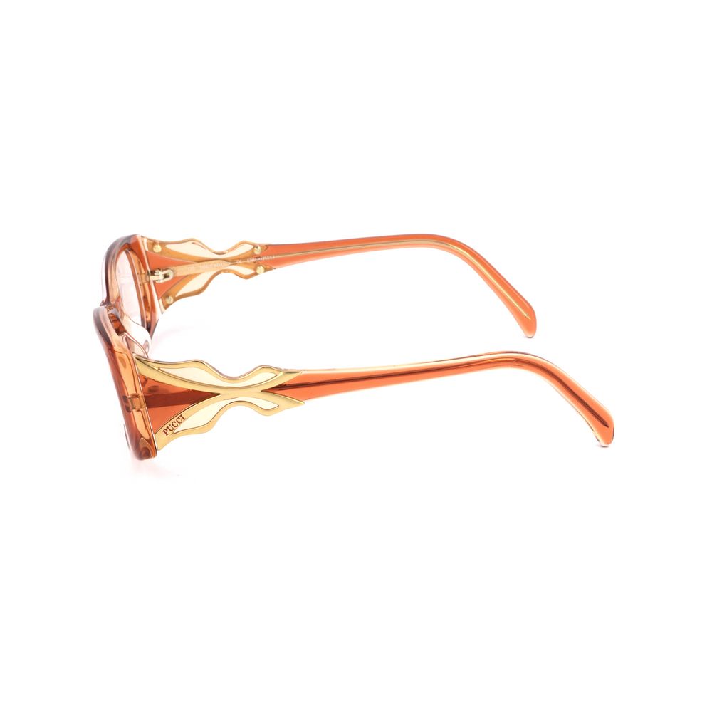Emilio Pucci Orange Plastic Glasses Women's (Frames)