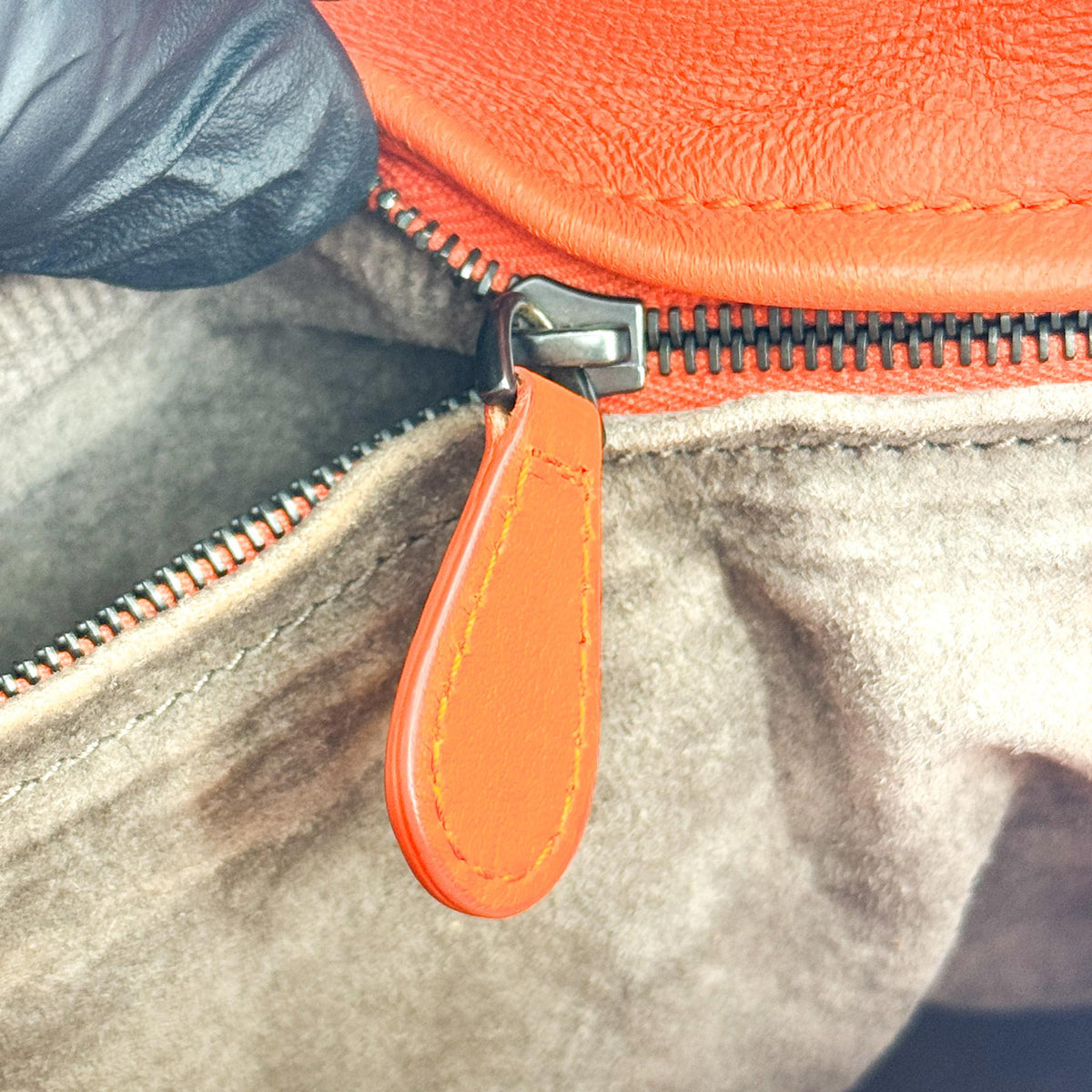 Bottega Veneta Convertible Flap Intrecciato Nappa Orange Leather Shoulder Bag Bag (Pre-Owned)