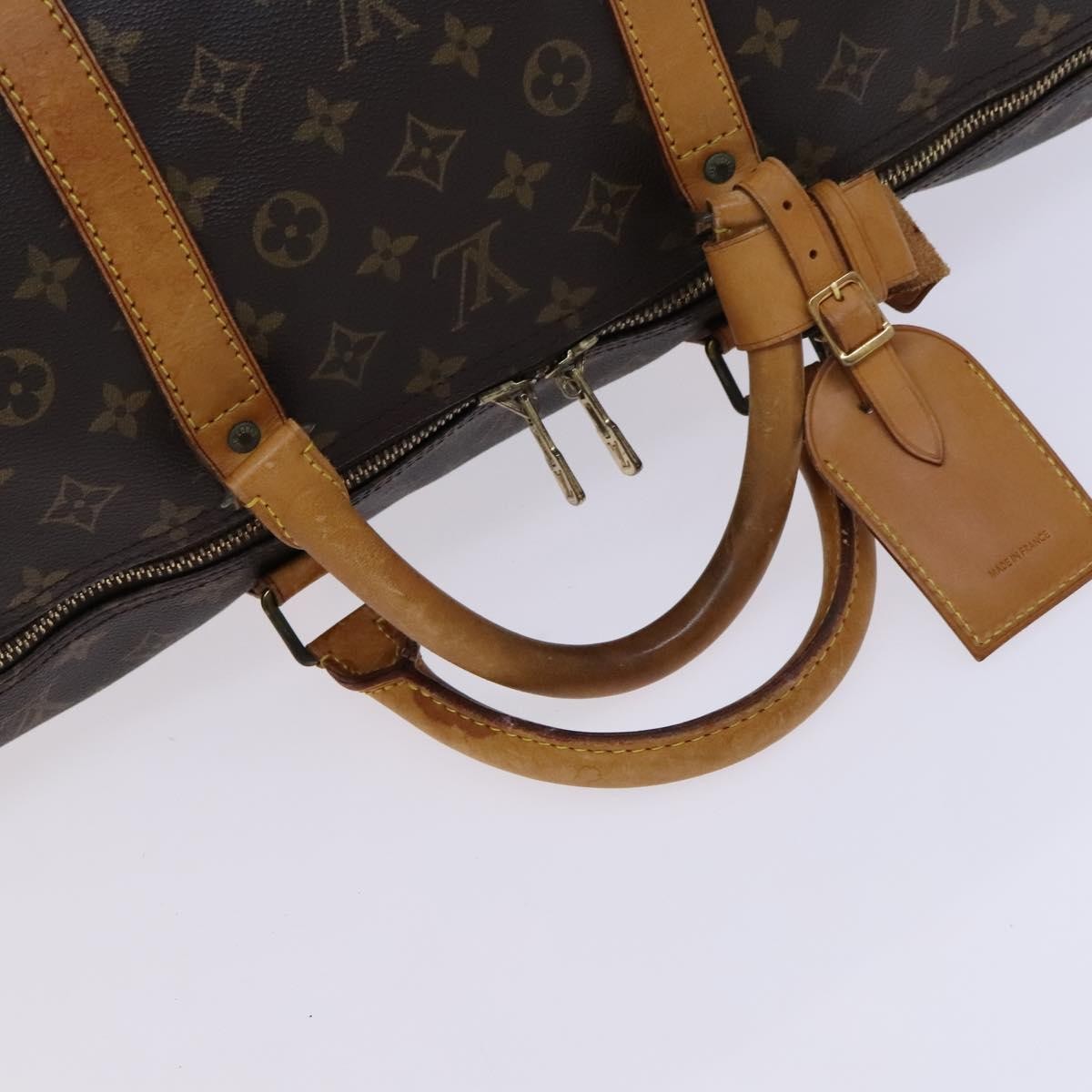 Louis Vuitton Keepall Monogram Canvas Brown Canvas Travel Bag Bag (Pre-Owned)