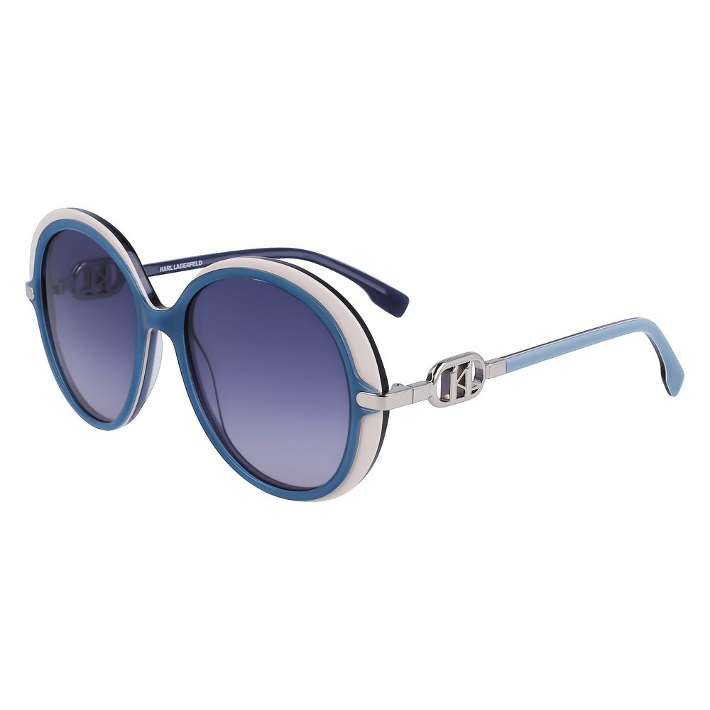 Karl Lagerfeld Blue Haircalf Women's Sunglasses