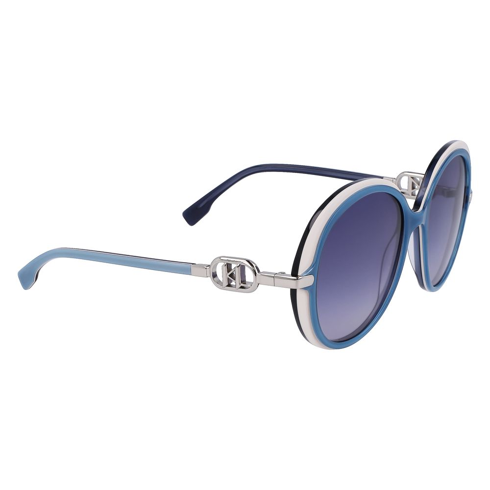 Karl Lagerfeld Blue Haircalf Women's Sunglasses