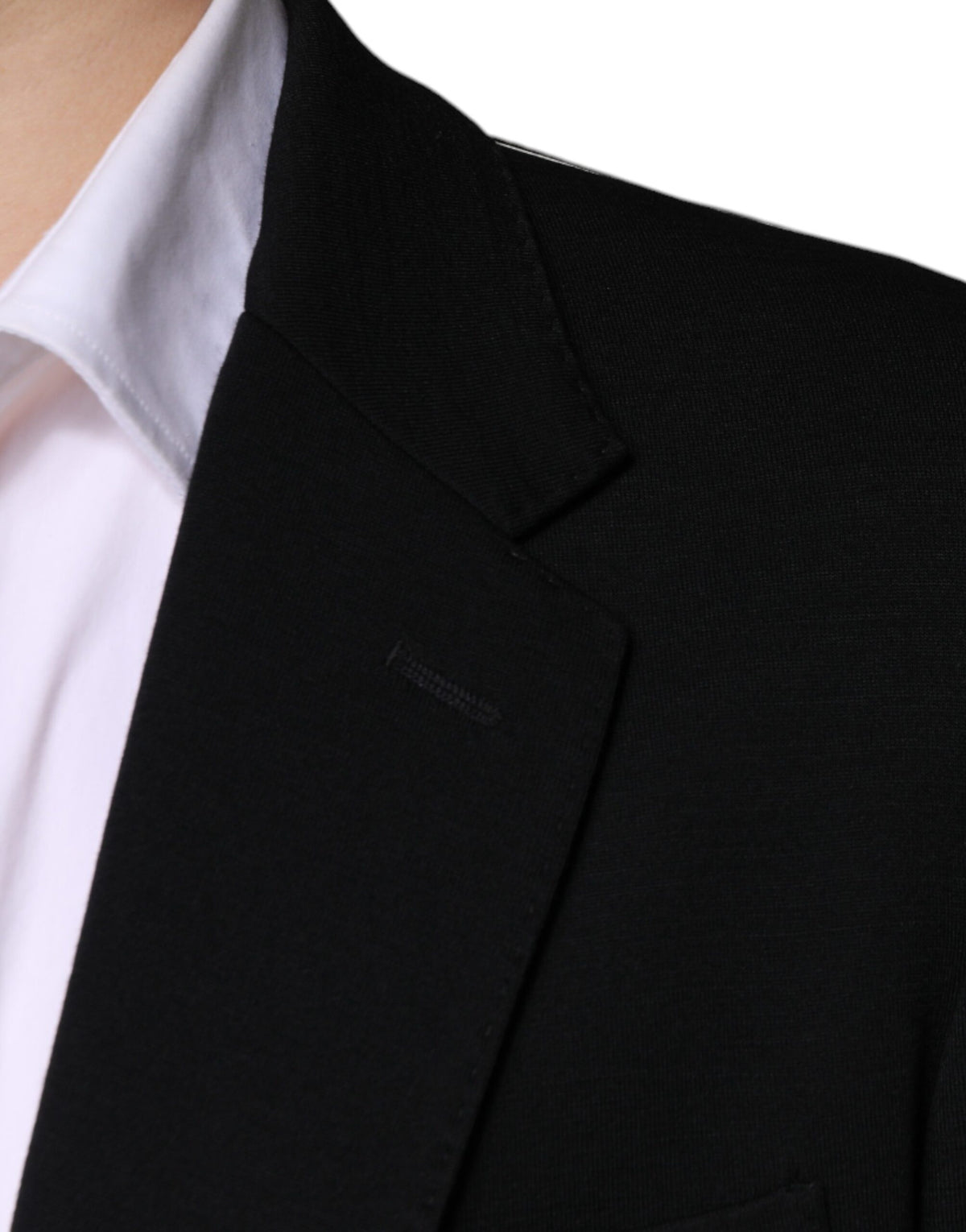 Dolce & Gabbana Black Wool Single Breasted Formal Men's Blazer