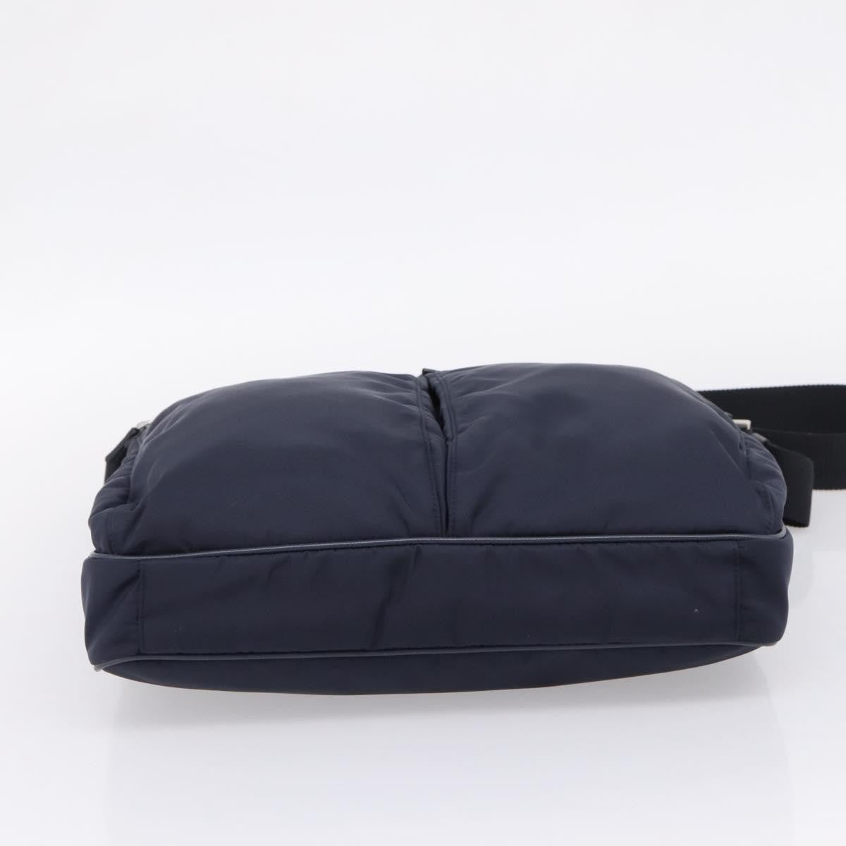 Prada Shoulder Tessuto Navy Nylon Shoulder Bag Bag (Pre-Owned)