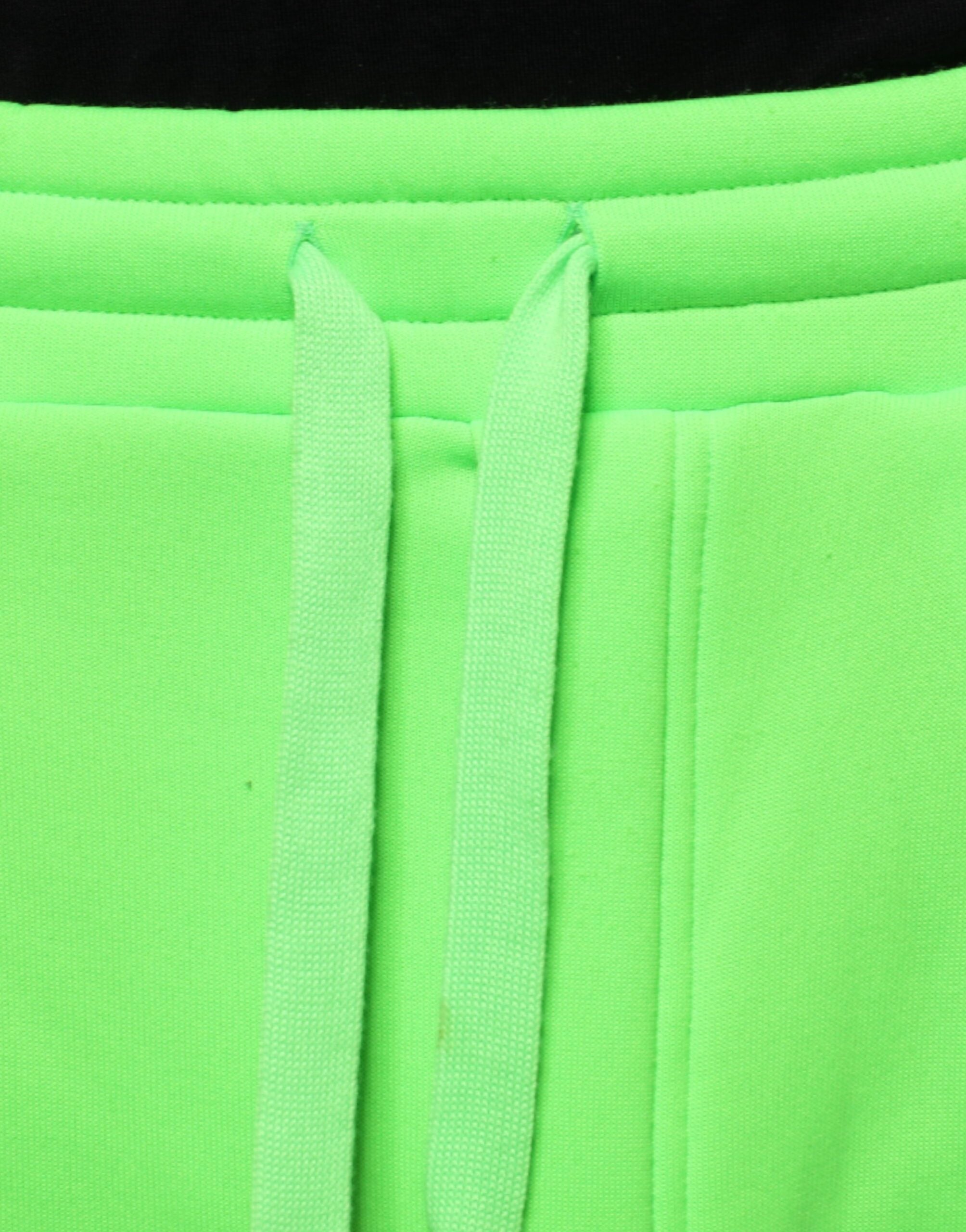 Dolce & Gabbana Neon Green Polyester Cargo Jogger SweatMen's Men's Pants (Pre-Owned)