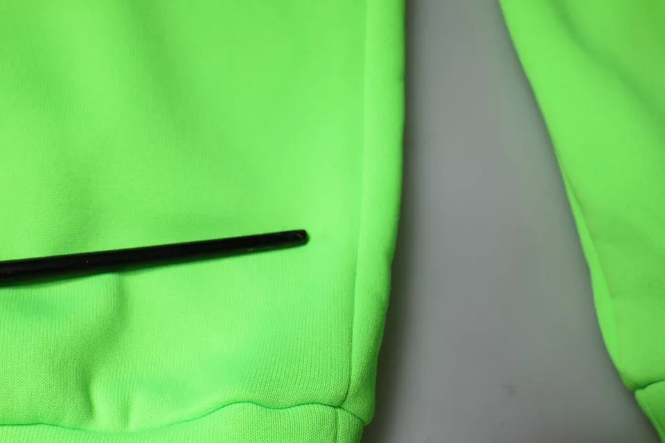 Dolce & Gabbana Neon Green Polyester Cargo Jogger SweatMen's Men's Pants (Pre-Owned)
