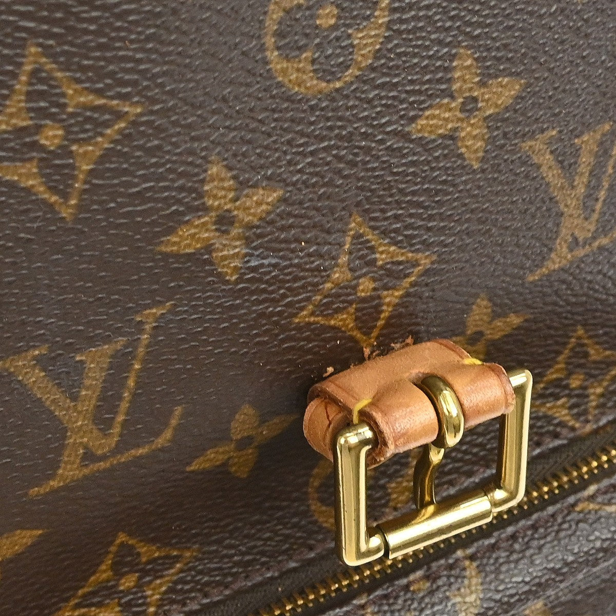 Louis Vuitton Vintage Montsouris Monogram Canvas Brown Canvas Backpack Bag (Pre-Owned)