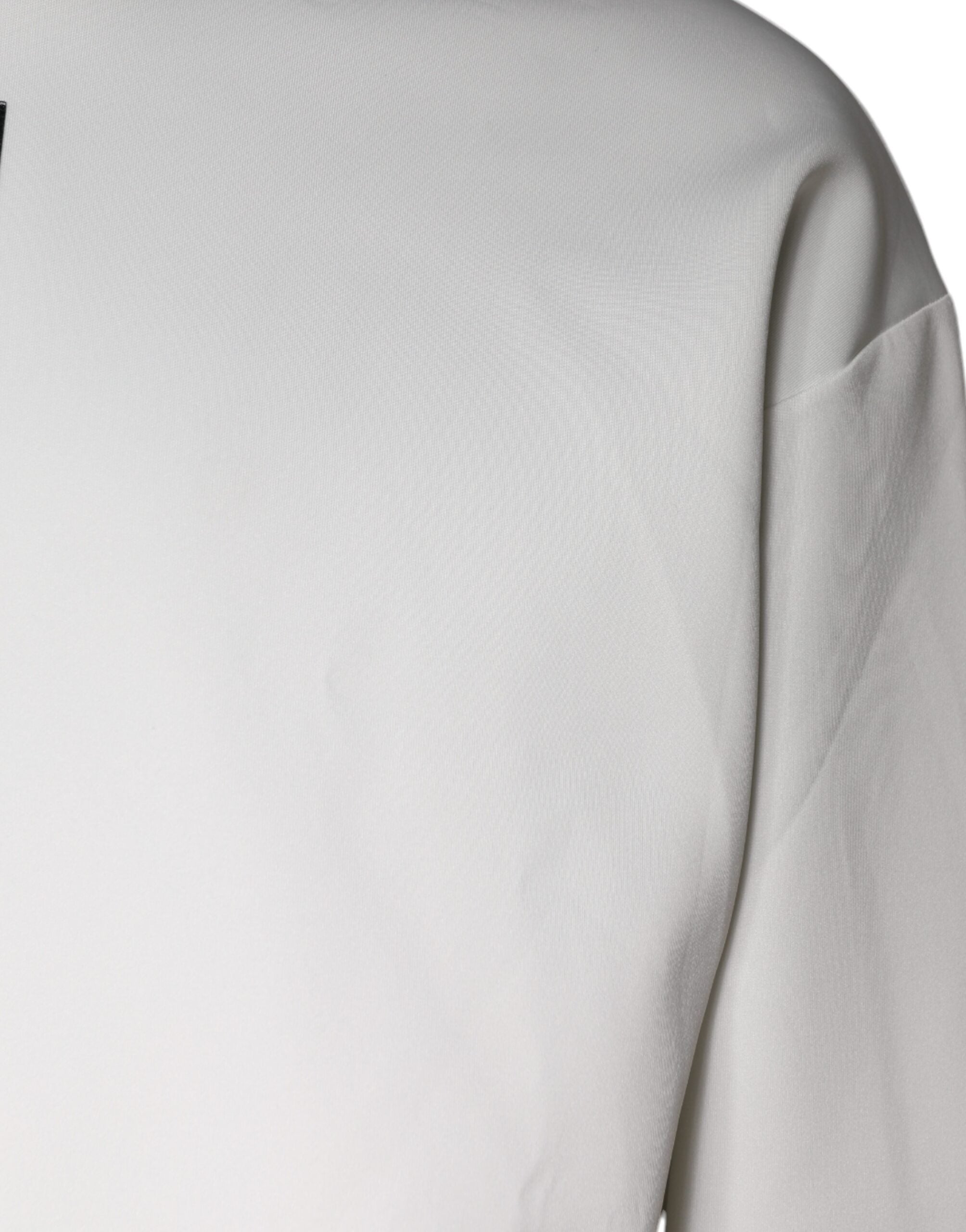 Dolce & Gabbana White D&G Logo Hooded Men Sweatshirt Men's Sweater (Pre-Owned)
