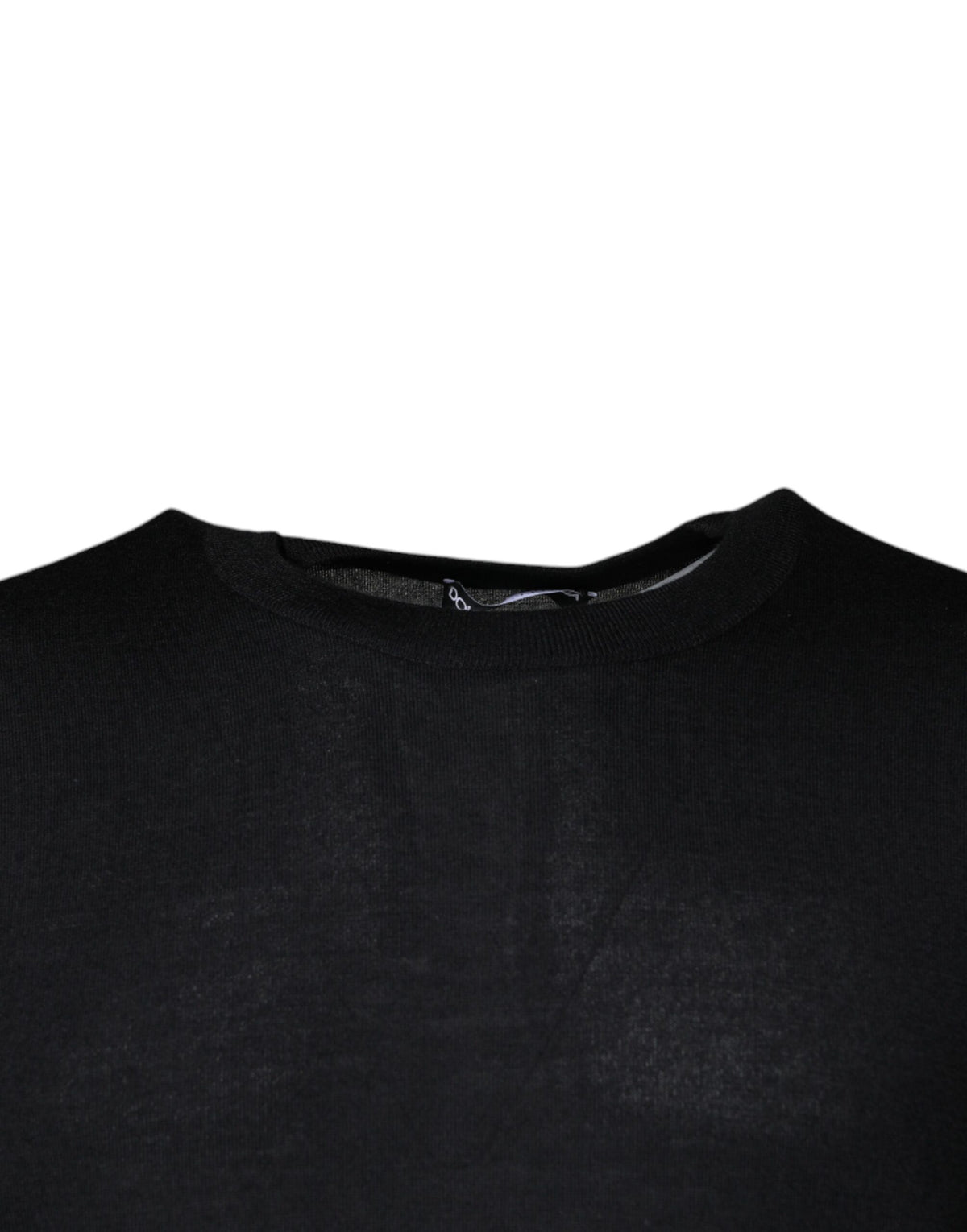 Dolce & Gabbana Black Cashmere Crew Neck Pullover Men's Sweater (Pre-Owned)