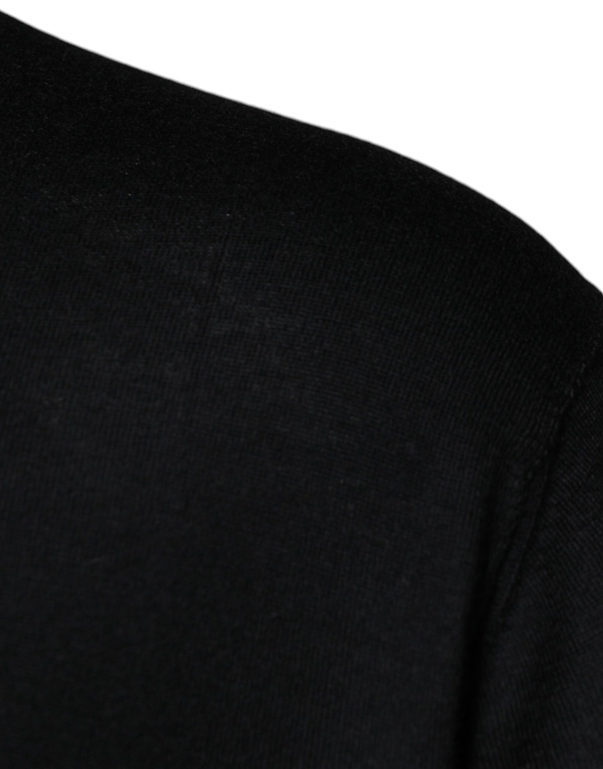 Dolce & Gabbana Black Cashmere Crew Neck Pullover Men's Sweater (Pre-Owned)