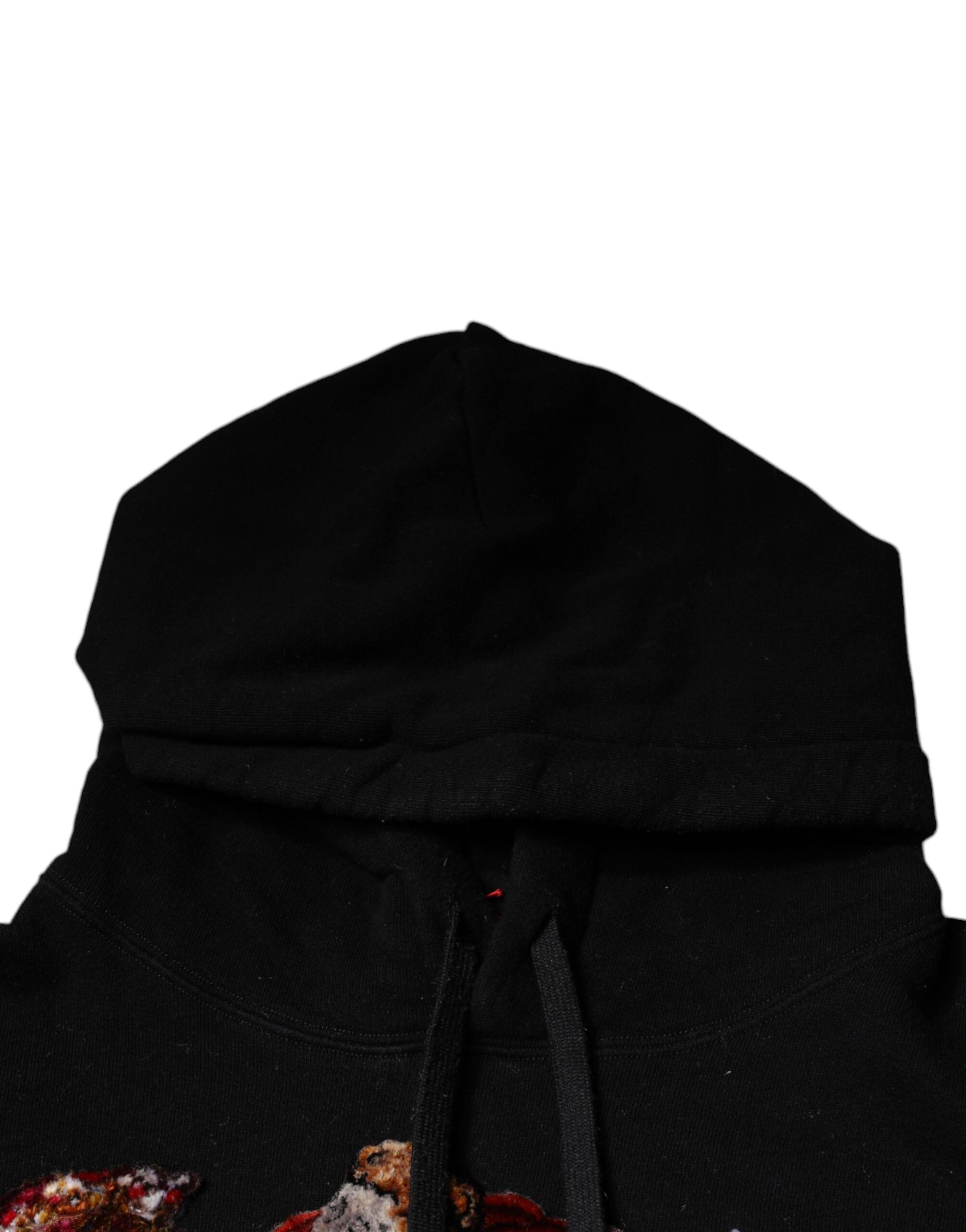 Dolce & Gabbana Black Paradiso Hooded Men Sweatshirt Men's Sweater (Pre-Owned)