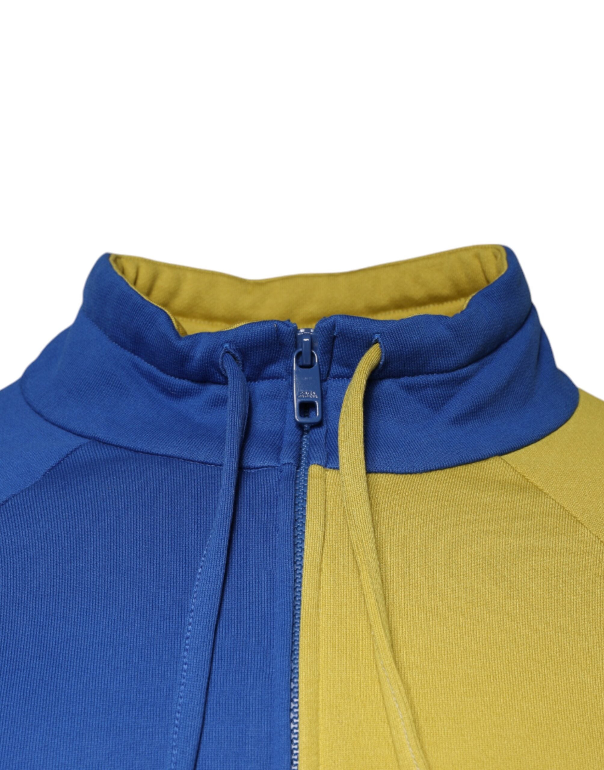 Dolce & Gabbana Multicolor Patchwork Men Sweatshirt Men's Sweater