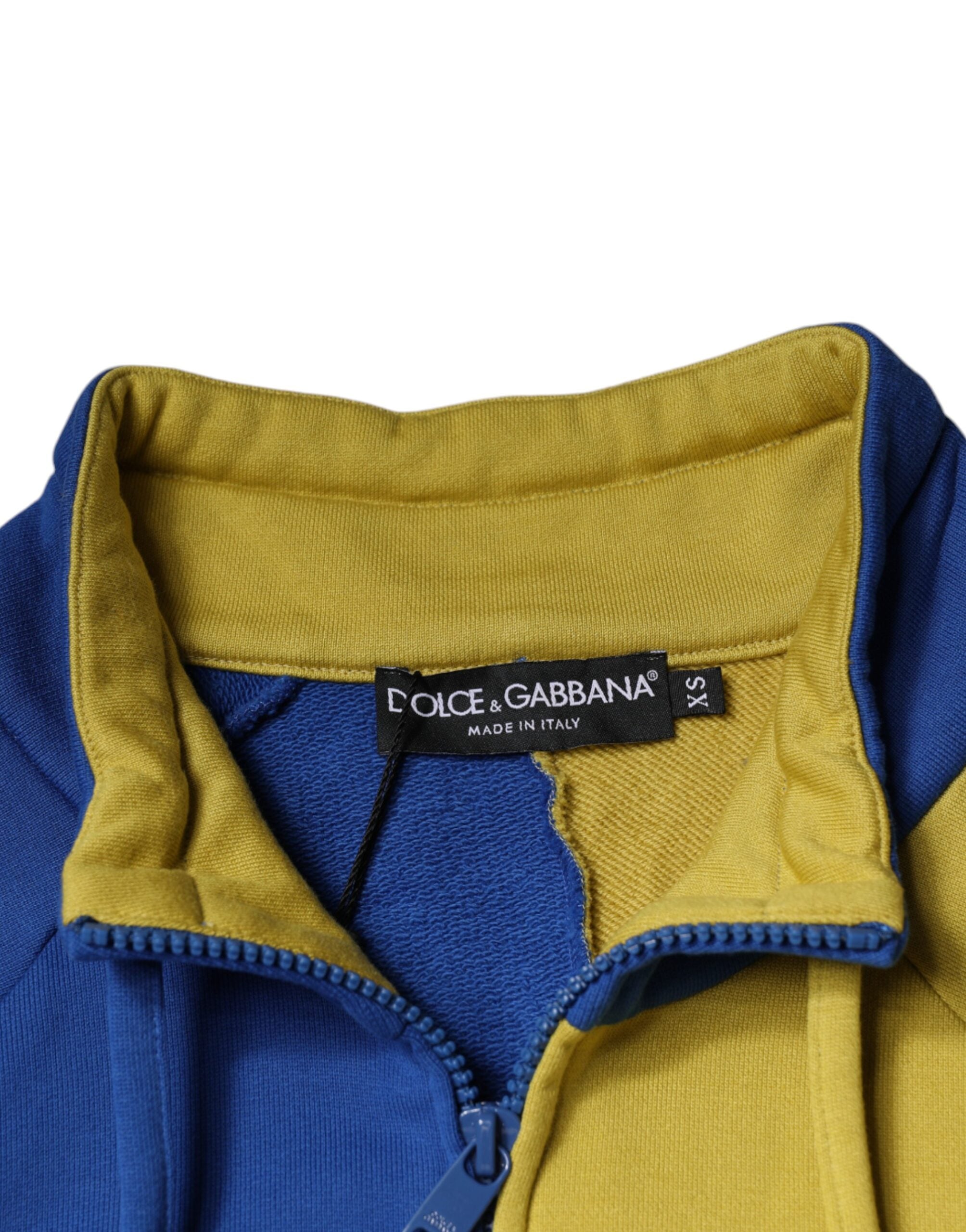 Dolce & Gabbana Multicolor Patchwork Men Sweatshirt Men's Sweater
