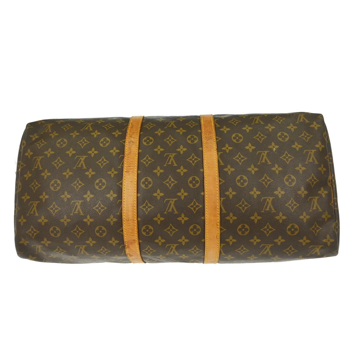 Louis Vuitton Keepall Monogram Canvas Brown Canvas Travel Bag Bag (Pre-Owned)