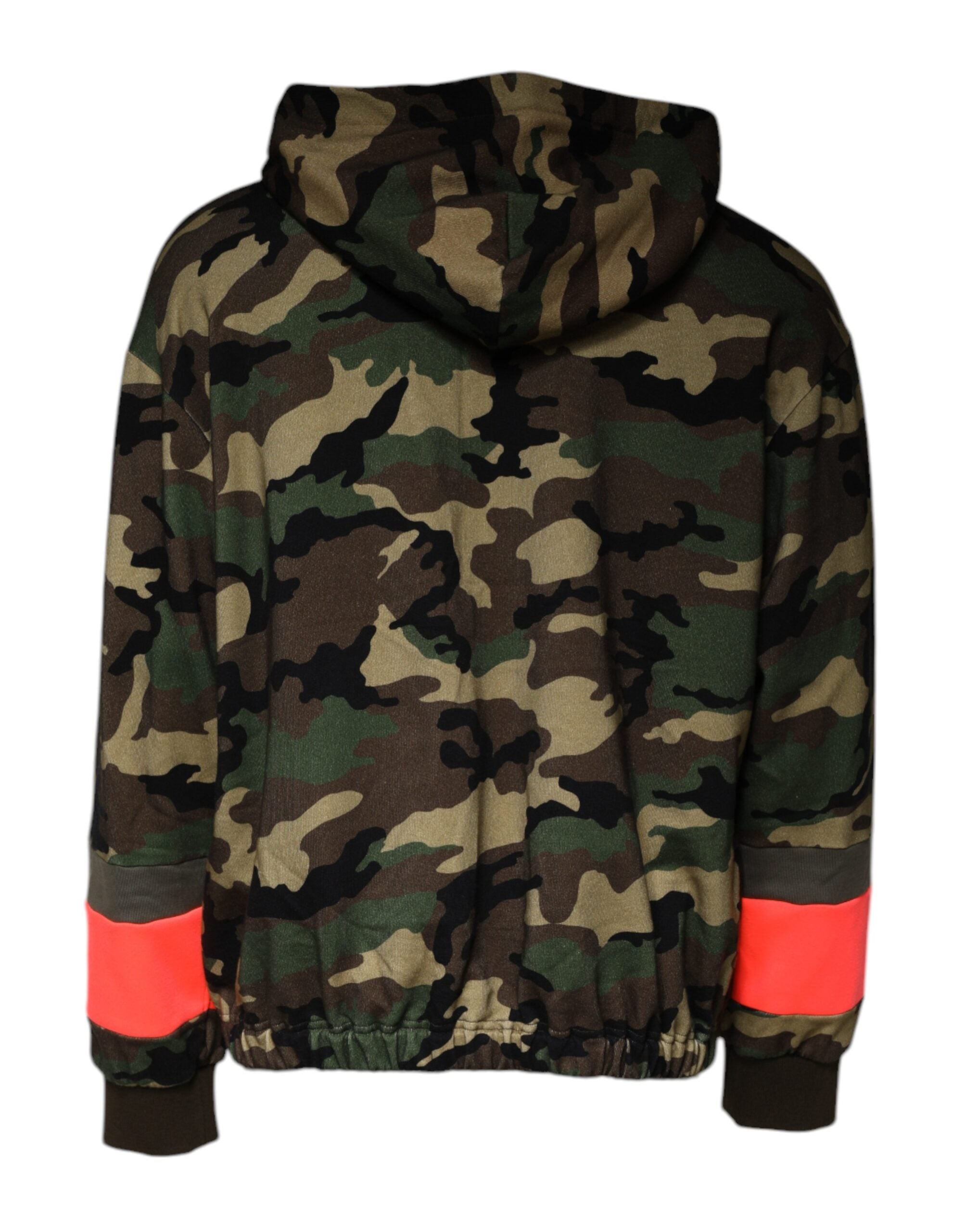 Dolce & Gabbana Multicolor Camouflage Hooded Men Sweatshirt Men's Sweater