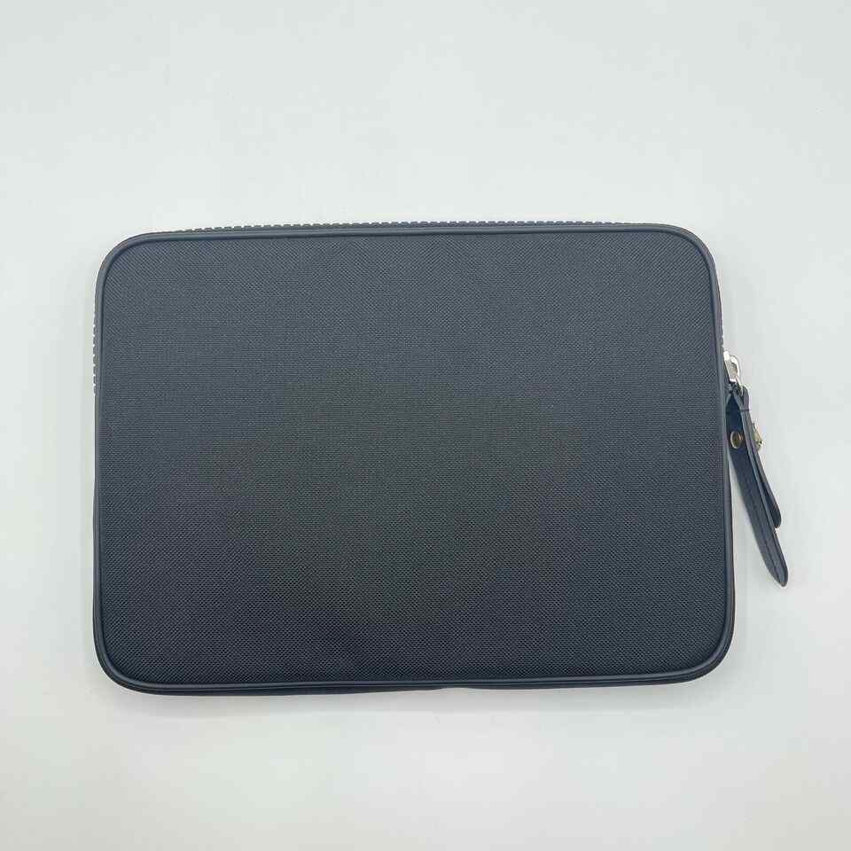 Gucci Black Techno Canvas Embroidered Butterfly iPad Case Clutch Bag
