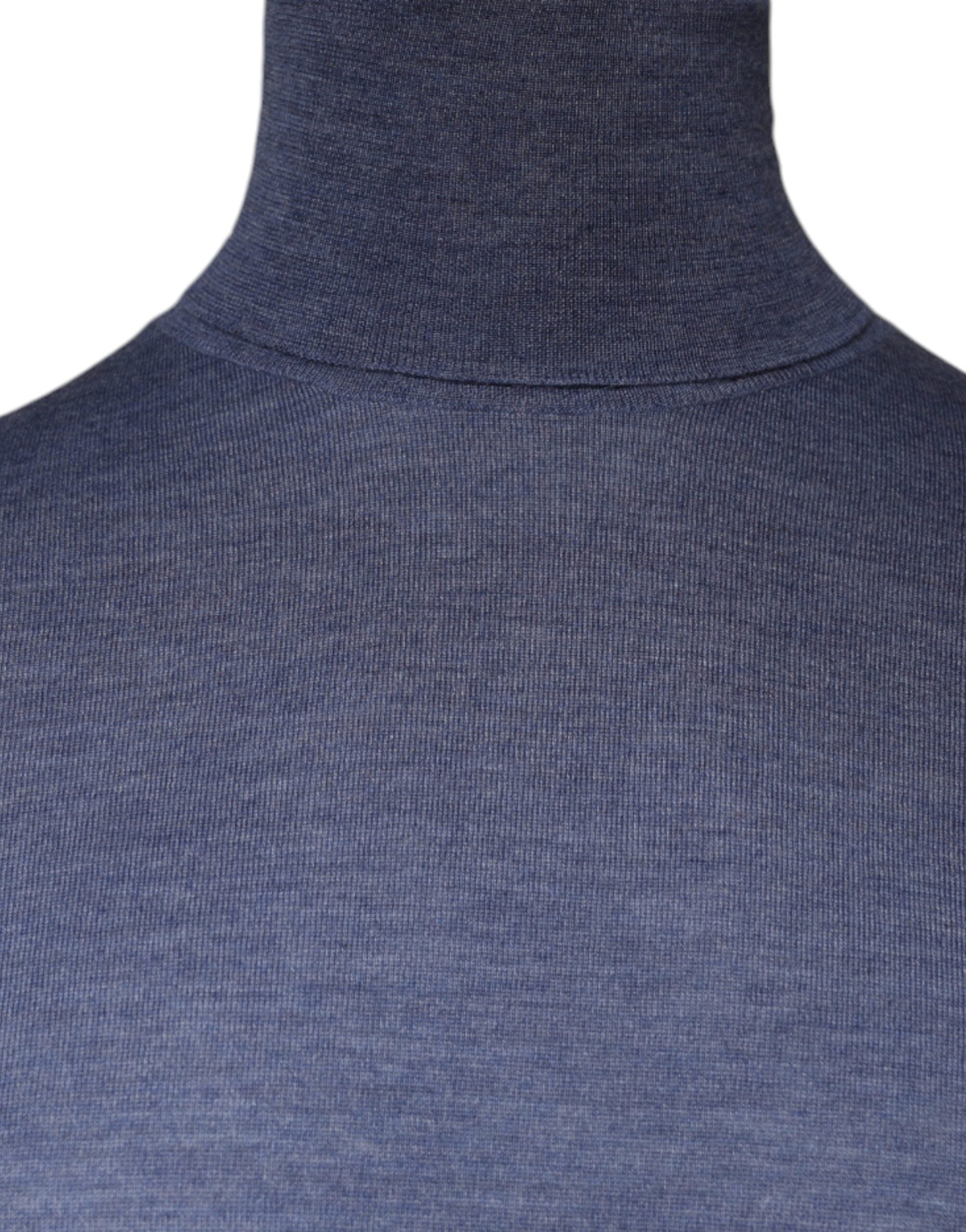 Dolce & Gabbana Purple Blue Long Sleeve Turtleneck Pullover Men's Sweater (Pre-Owned)
